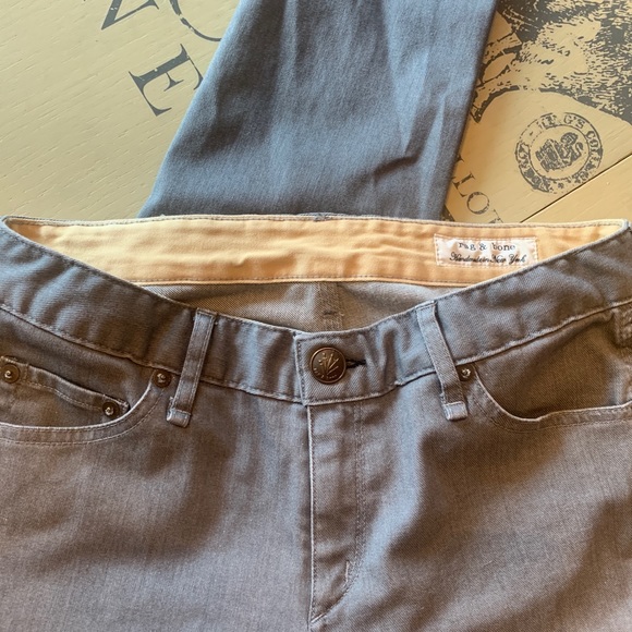 Rag & Bone. Handmade in NY. Grey with a touch of stretch - Picture 5 of 9